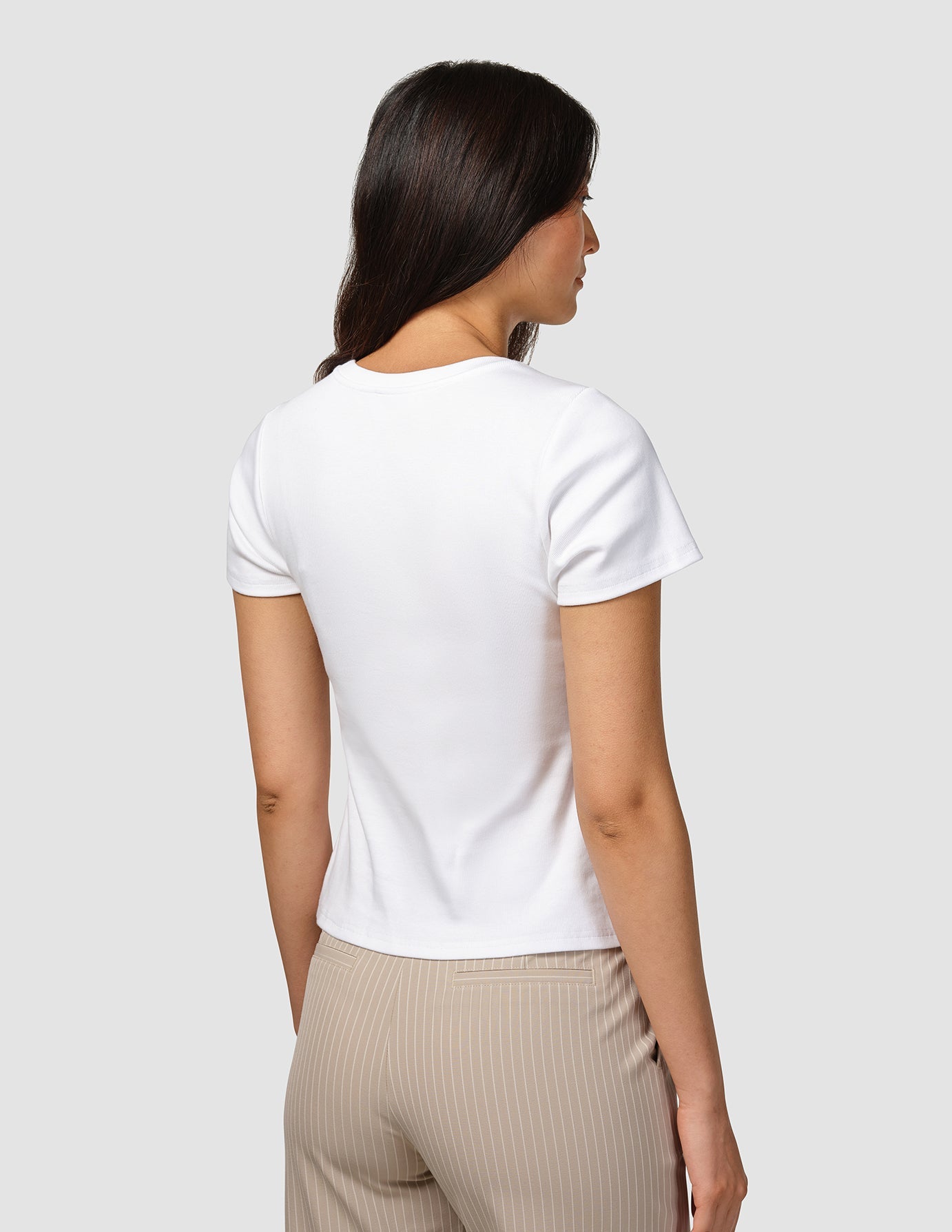 Rib T-Shirt White